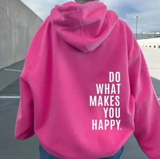 Oversize Hoodie – Do What Makes You Happy