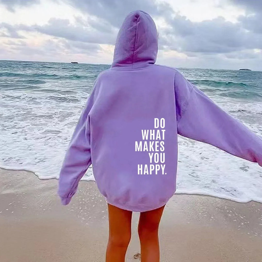 Oversize Hoodie – Do What Makes You Happy