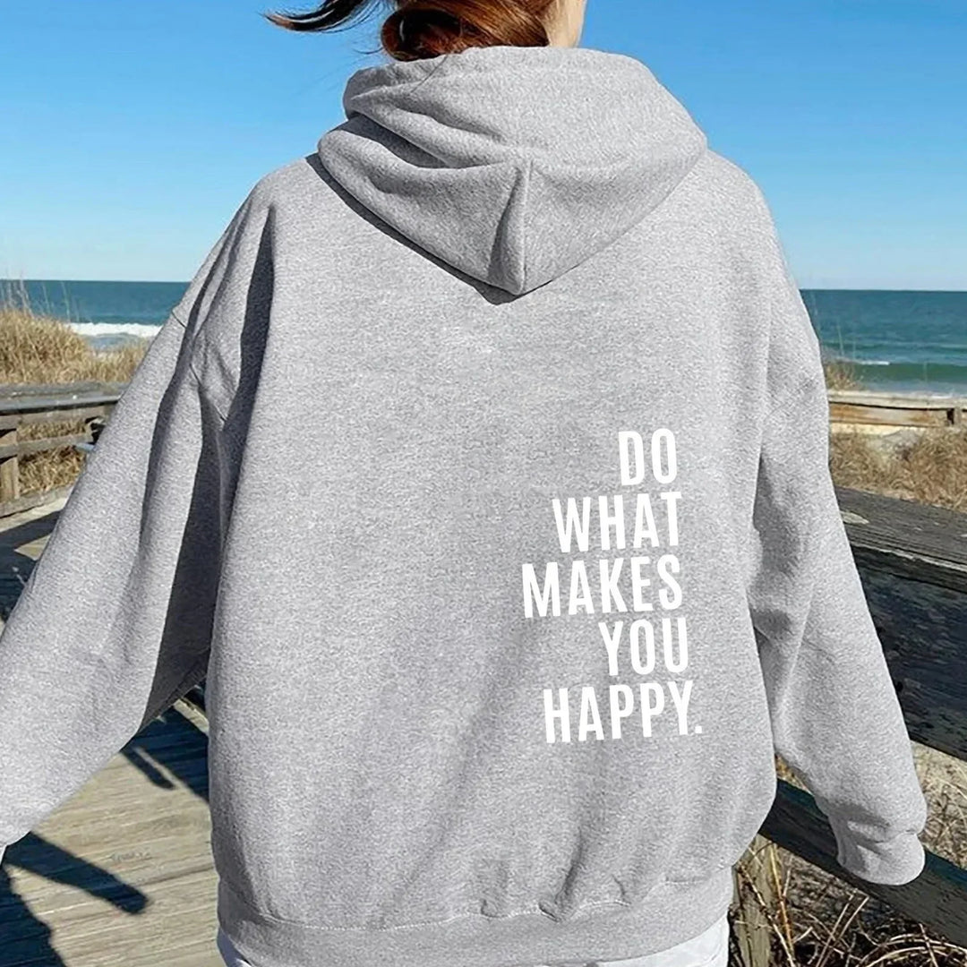 Oversize Hoodie – Do What Makes You Happy